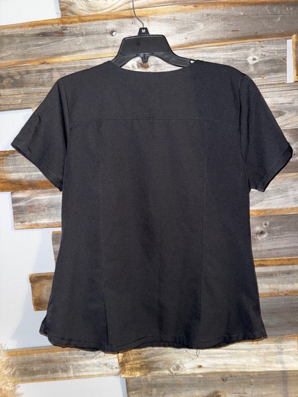 Dickies Dynamix Women's Pewter V-Neck Scrub Top- Size M - Picture 2 of 3